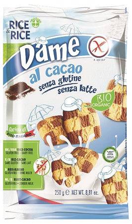 RICE & RICE Biscotti Dame Riso Con Cacao 250g - Lovesano