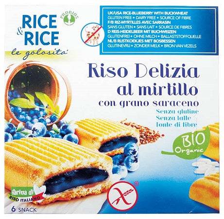 RICE & RICE Riso Delizia Mirtilli 6x33g - Lovesano
