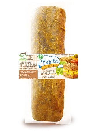 PANITO Baguette Semi Sesamo Lino 160g - Lovesano