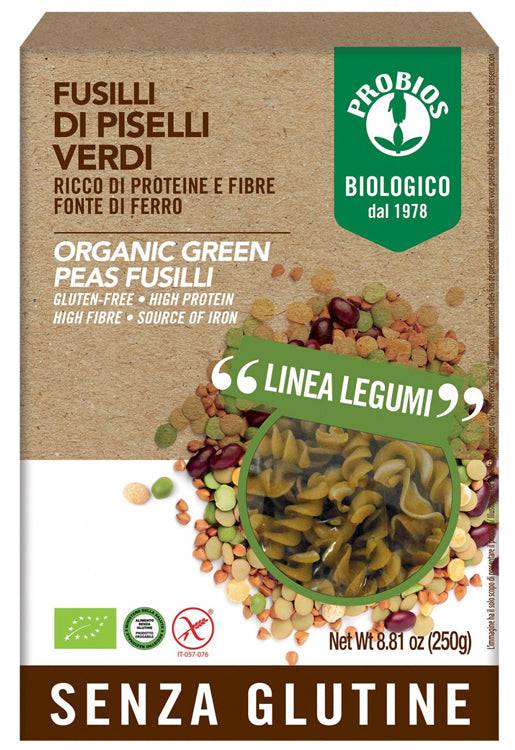 PROBIOS Fusilli 100% di Piselli Verdi 250g - Lovesano