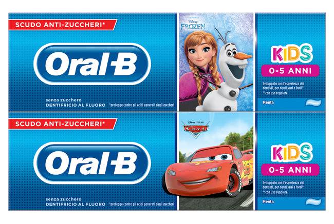 ORAL B DEN KIDS FROZ&CAR 0-5 75 - Lovesano