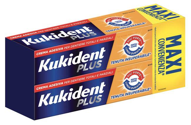 KUKIDENT PLUS DOPPIA AZ 2X65G - Lovesano