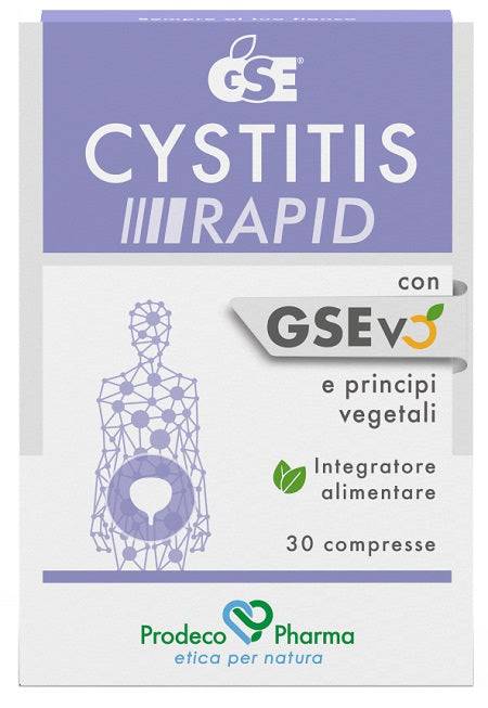 GSE CYSTITIS RAPID 30CPR - Lovesano