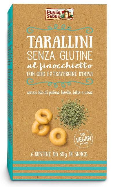 PUGLIA SAPORI Tarallini Finocchietto 6x30g - Lovesano