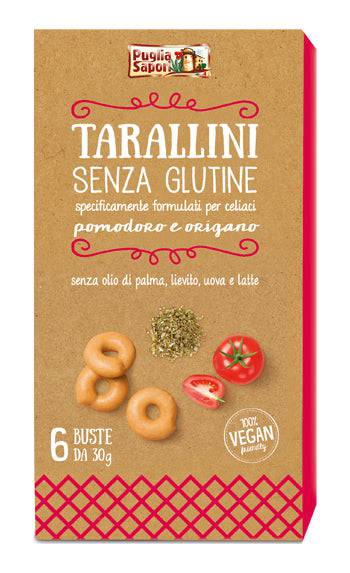 PUGLIA SAPORI Tarallini Pomodoro e Origano 180g - Lovesano