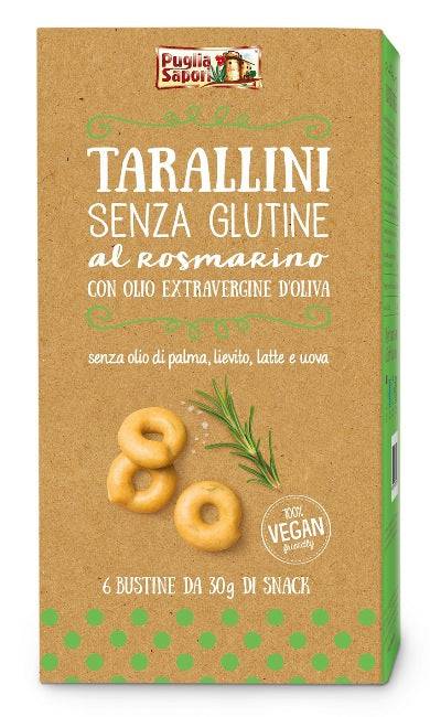 PUGLIA SAPORI Tarallini Rosmarino 6x30g - Lovesano