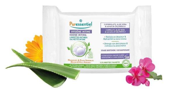 PURESSENTIEL Salv.Intime 25pz - Lovesano