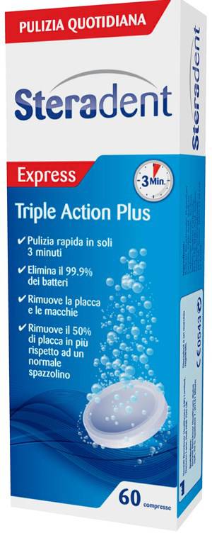 Steradent Ta Plus 60cpr - Lovesano