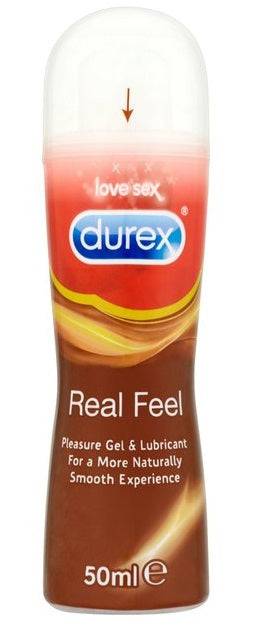 DUREX NEW GEL REAL FEEL 50ML - Lovesano