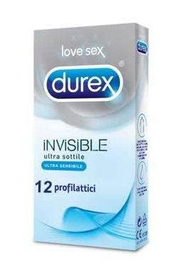 DUREX PROFIL INVISIBLE 12PZ - Lovesano