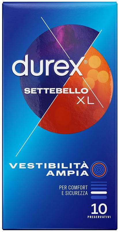 DUREX SETTEBELLO XL 10PZ - Lovesano