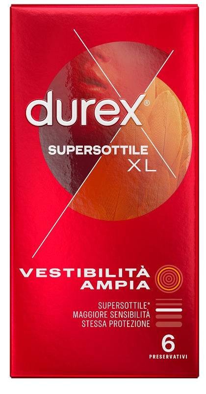 DUREX SUPERSOTTILE XL 6PZ - Lovesano