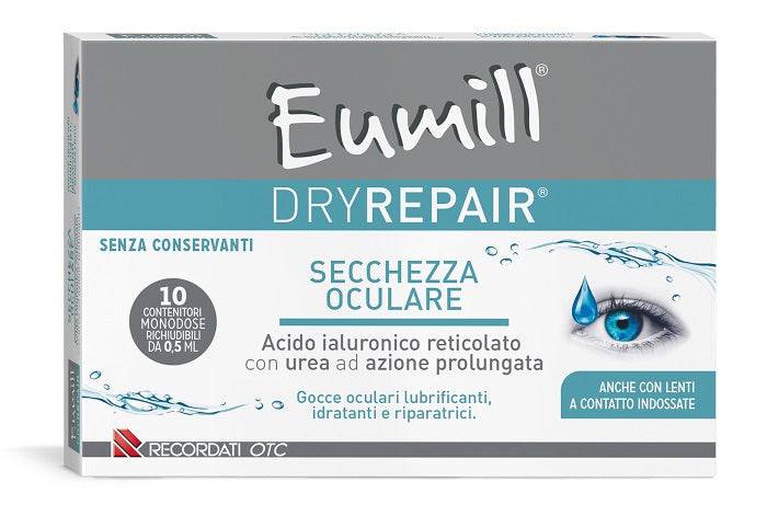 EUMILL DRYREPAIR GTT OCUL 10PZ - Lovesano
