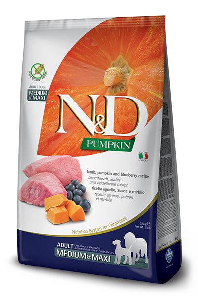 N&D PUMPKIN ADULT MED&MAX AGNE - Lovesano