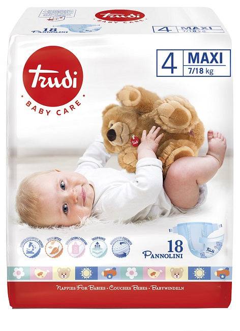 TRUDI Pann. 7-18Kg Maxi 18pz - Lovesano