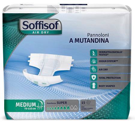 SOFFISOF AirDry Pann.Mut.S M 15pz - Lovesano