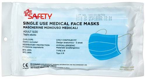 MASCHERINA CHIR 10PZ SAF - Lovesano