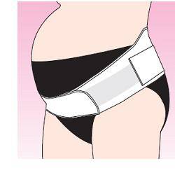 JOLIE MAMAN Fascia Gestante Bianca (88-97) L - Lovesano