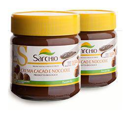 SARCHIO Crema Cacao Nocciole S/Latte 200g - Lovesano
