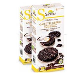 SARCHIO Gallette Riso Cioccolato Fondente 100g - Lovesano