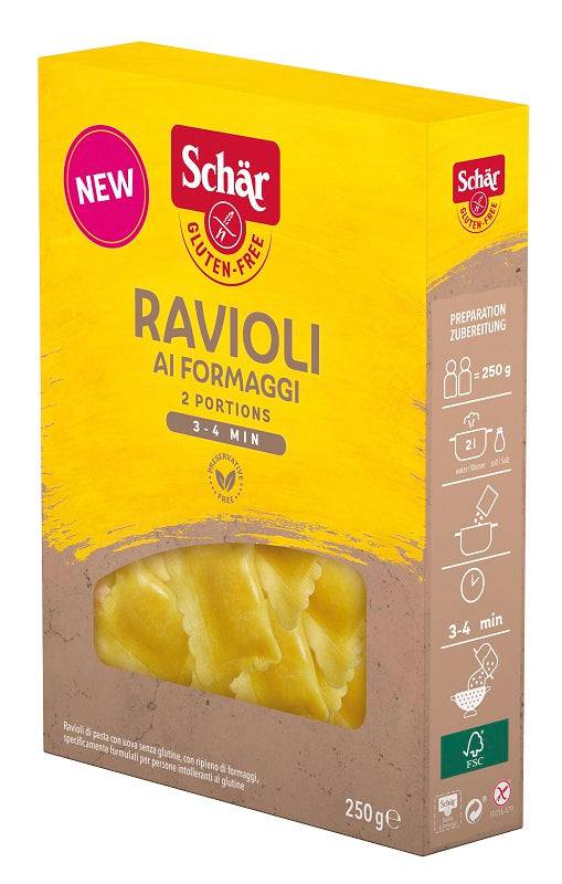 SCHAR RAVIOLI FORMAGGIO 250G - Lovesano