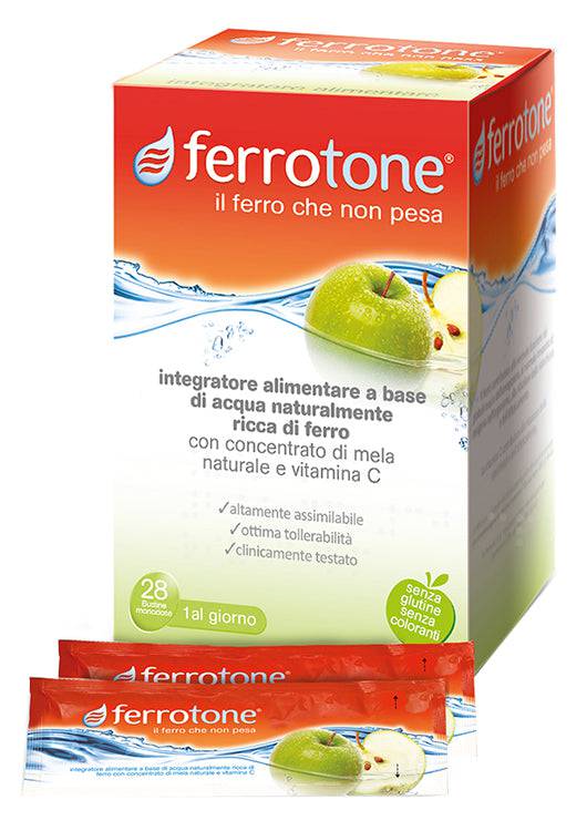 FERROTONE APPLE 28SACCH 25ML - Lovesano