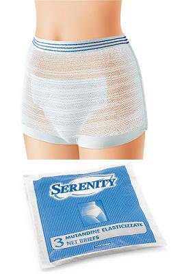 SERENITY Mutandina Rete XXL 3pz - Lovesano