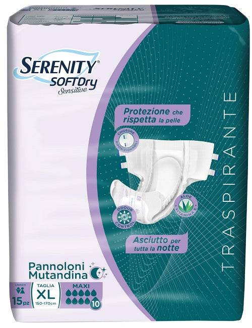 SERENITY Pannol.Mut.SD Maxi XL 15pz - Lovesano