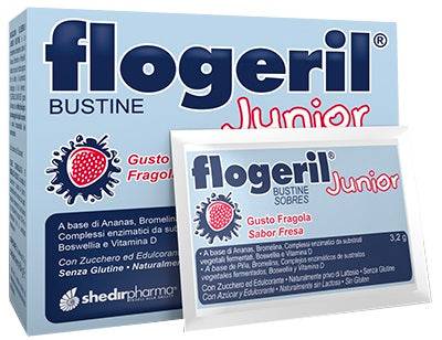 FLOGERIL JUNIOR FRAGOLA 20BUST - Lovesano
