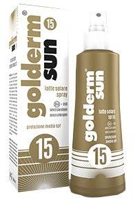 GOLDERM SUN FP15 SPR 200ML - Lovesano