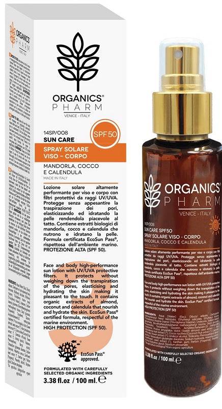ORG PH SPRAY SOLARE V/C SPF50 - Lovesano
