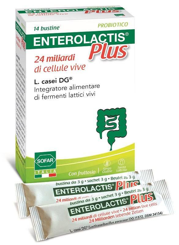 ENTEROLACTIS PLUS 24MLD 14BUST - Lovesano