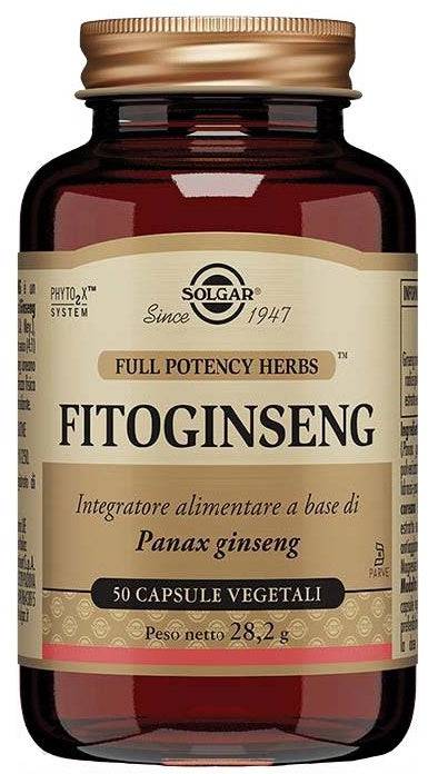 FITOGINSENG 50 Cps Veg.Solgar - Lovesano