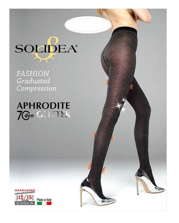 APHRODITE 70 Glitter 4X-XL Nero - Lovesano