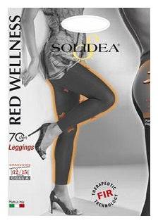 RED WELLNESS Leggings 4 L Nero - Lovesano