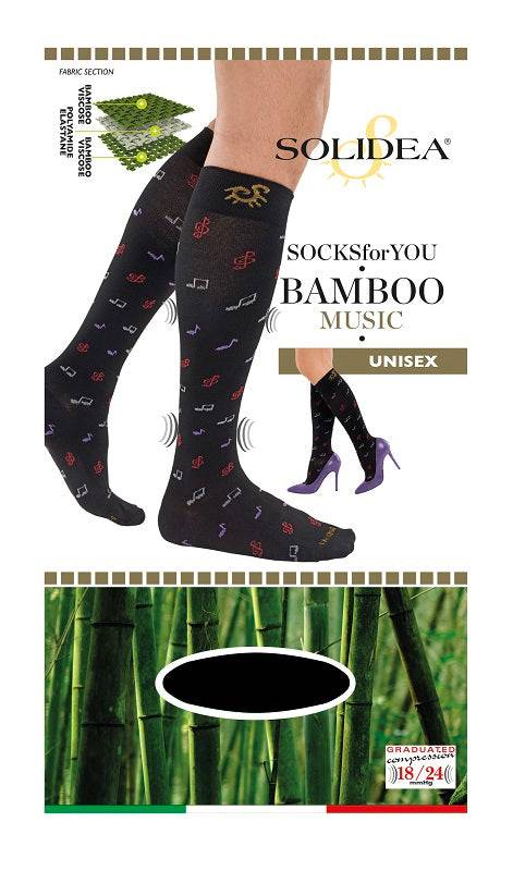 SOCKS FY Bamboo Music 2-M Nero - Lovesano
