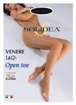 VENERE 140 Collant Open Toe 3 M-L Camel - Lovesano