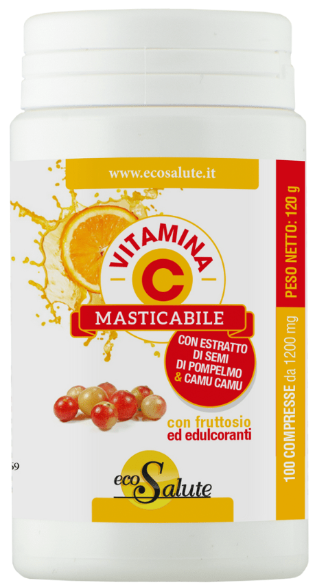 VITAMINA C MASTIC+CAMU 100CPR - Lovesano