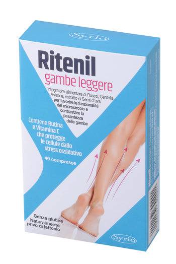 RITENIL GAMBE LEGGERE 40CPR - Lovesano