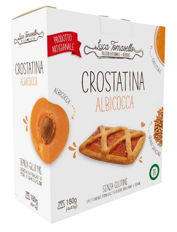 LUCA TOMASELLO Crostatina Albicocca 180g - Lovesano