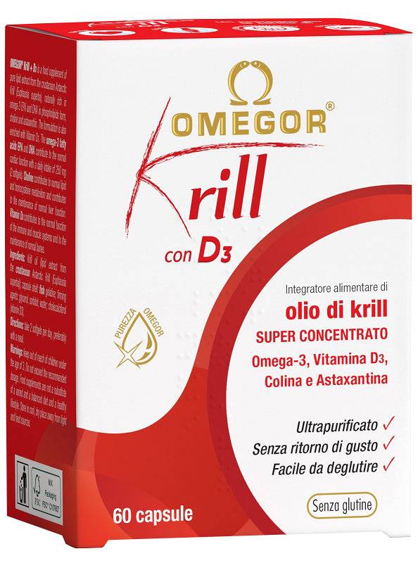 OMEGOR KRILL D3 60CPS - Lovesano