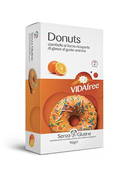 VIDAFREE Donuts all'Arancia 2x45g - Lovesano