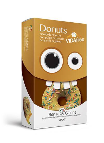 VIDAFREE Donuts Banana 2x45g - Lovesano