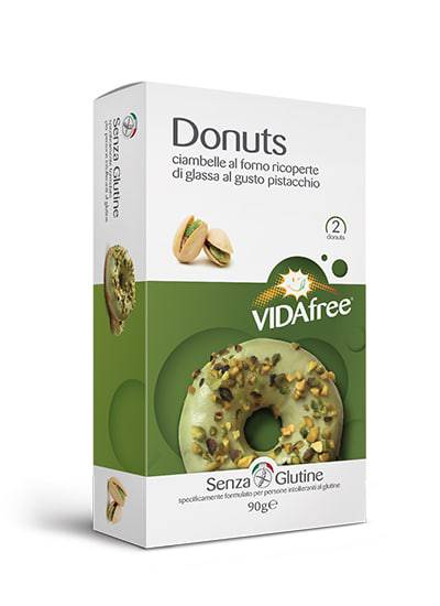 VIDAFREE Donuts Pistacchio 2x45g - Lovesano