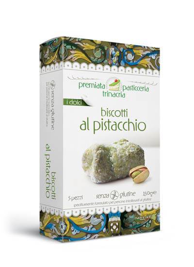 TRINACRIA PT Biscotto Pistacchio 5x30g - Lovesano