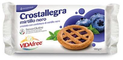 VIDAFREE Crostallegra Mirtillo Nero 4x45g - Lovesano