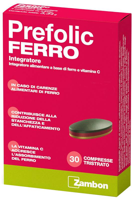 PREFOLIC FERRO 30CPR - Lovesano