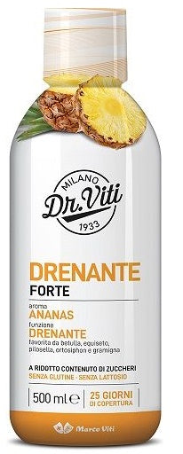 Dr Viti Drenante Forte Ananas 500 Ml Senza Zuccheri - Lovesano 