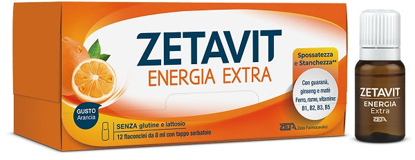 Zetavit Energia Extra 12 Flaconcini 8 Ml - Lovesano 