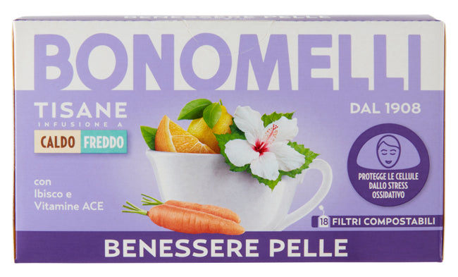 Bonomelli Tisana Benessere Pelle 18 Filtri - Lovesano 